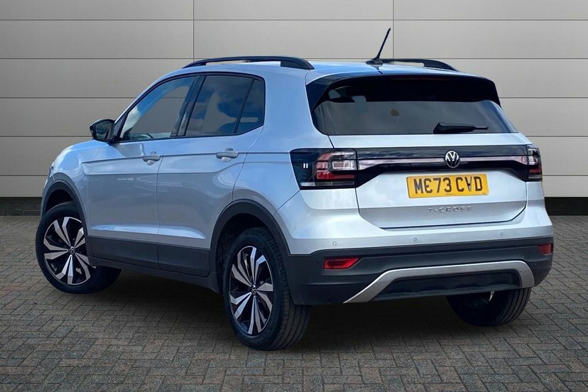 Volkswagen T-Cross 1.0 Tsi Black Edition Suv 110 P Silver #3