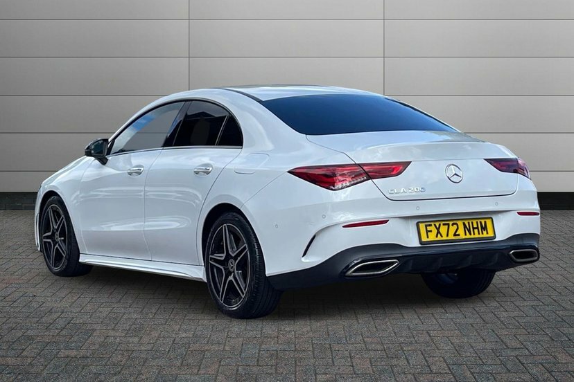 Mercedes-Benz CLA Class 1.3 Cla200 Amg Line Premium Coupe 7G- White #2
