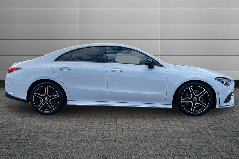 Mercedes-Benz CLA Class 1.3 Cla200 Amg Line Premium Coupe 7G- White #3
