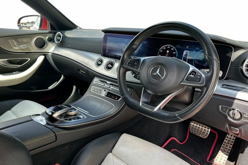 Mercedes-Benz E Class 3.0 E350d V6 Amg Line Premium Cabriolet Dies Red #5