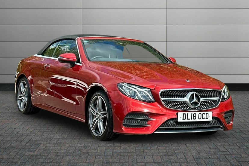 Mercedes-Benz E Class 3.0 E350d V6 Amg Line Premium Cabriolet Dies Red
