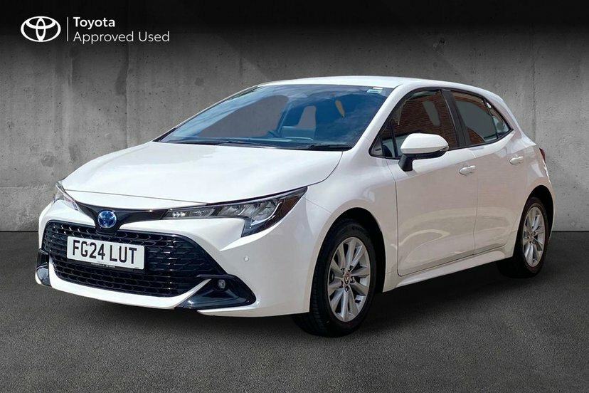 Toyota Corolla 1.8 Vvt-h Icon Hatchback Hybrid Cvt 14 White #3