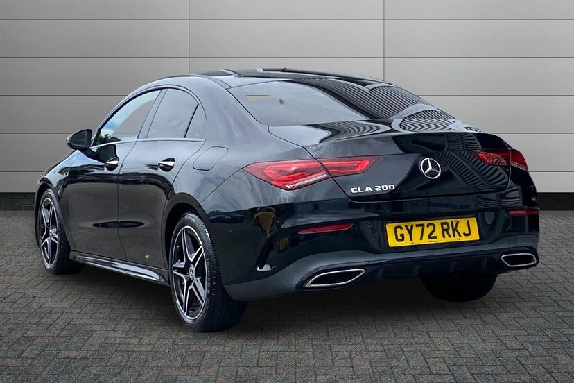Mercedes-Benz CLA Class Cla200 Amg Line Premium Coupe Black #2