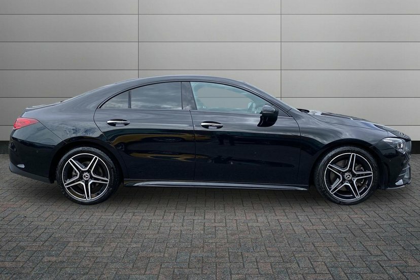 Mercedes-Benz CLA Class Cla200 Amg Line Premium Coupe Black #3