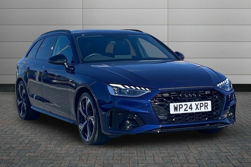 Audi A4 Avant 2.0 Tfsi 40 Black Edition Estate S Tron Blue