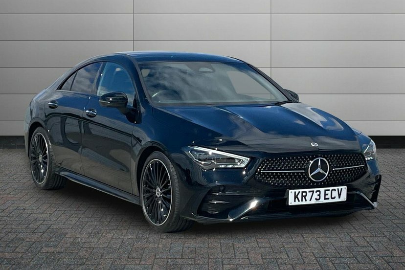 Mercedes-Benz CLA Class 1.3 Cla200h Mhev Amg Line Premium Plus Coupe Black