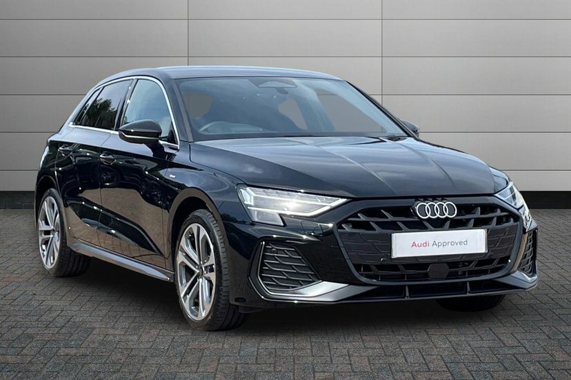 Audi A3 1.5 Tfsie S Line Sportback Plug-in Hybr Black