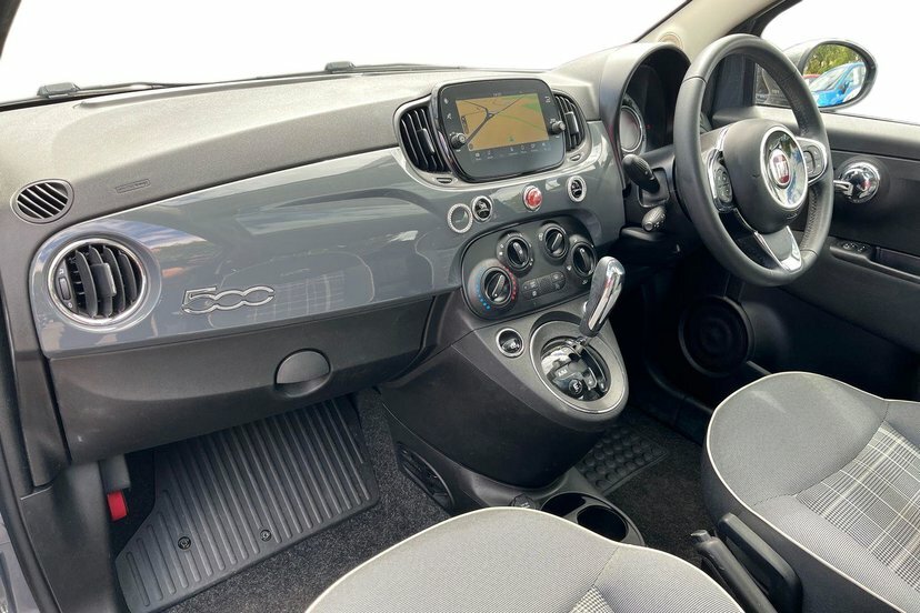 Fiat 500 1.2 Lounge Hatchback Dualogic 69 Bhp Grey #6
