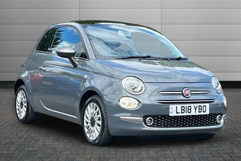 Fiat 500 1.2 Lounge Hatchback Dualogic 69 Bhp Grey