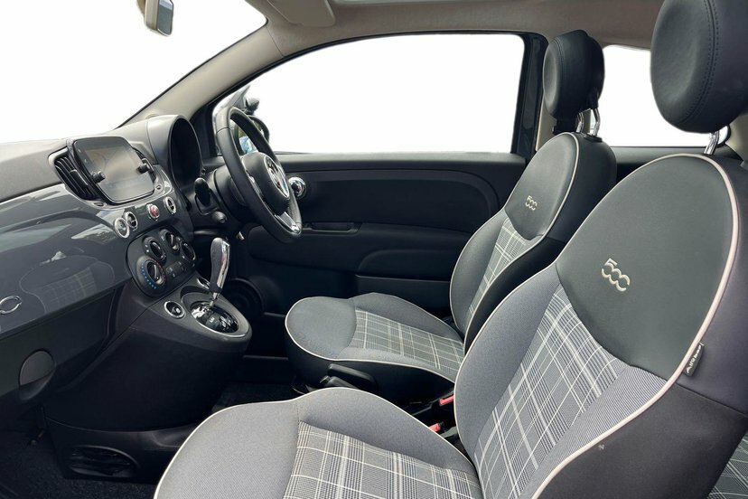 Fiat 500 1.2 Lounge Hatchback Dualogic 69 Bhp Grey #2