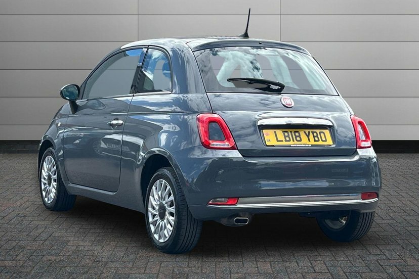 Fiat 500 1.2 Lounge Hatchback Dualogic 69 Bhp Grey #3