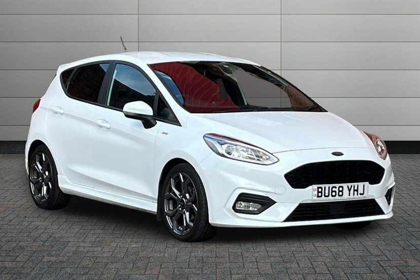 Ford Fiesta 1.0T Ecoboost Gpf St-line Hatchback Aut White