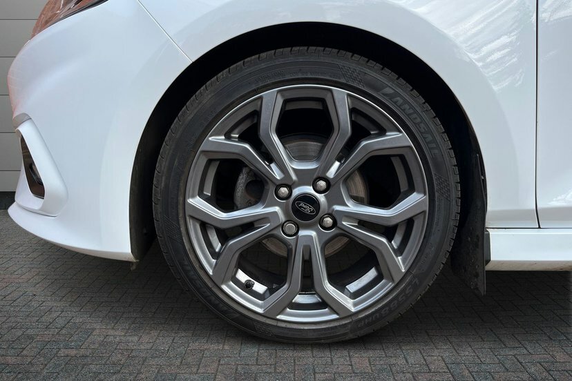 Ford Fiesta 1.0T Ecoboost Gpf St-line Hatchback Aut White #5