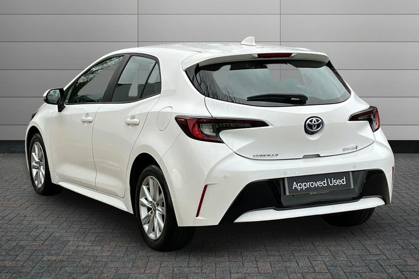 Toyota Corolla 1.8 Vvt-h Icon Hatchback Hybrid Cvt 14 White #3