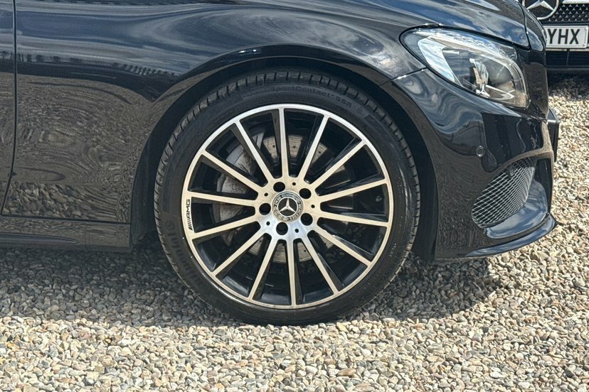Mercedes-Benz C Class 2.1 C250d Amg Line Premium Plus Saloon Diese Black #4