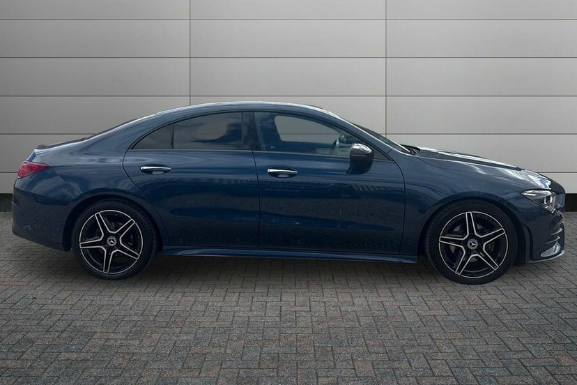 Mercedes-Benz CLA Class 1.3 Cla180 Amg Line Premium Coupe 7G- Blue #3