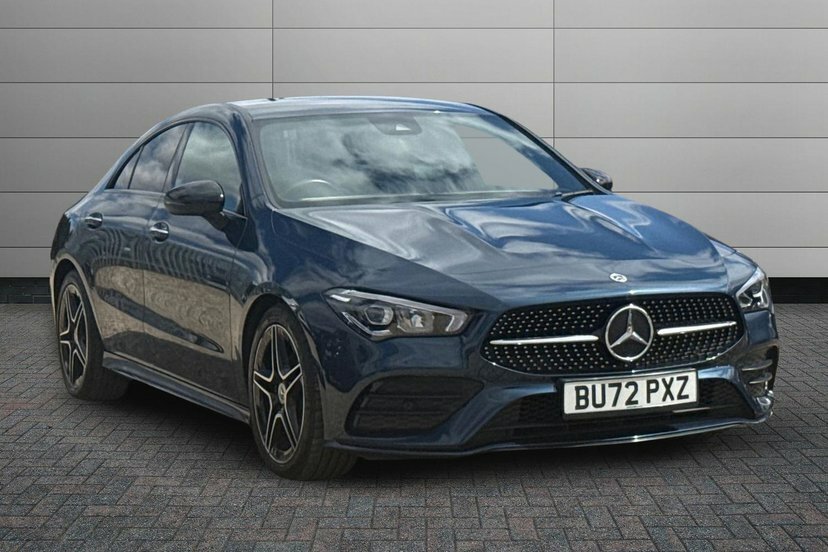 Mercedes-Benz CLA Class 1.3 Cla180 Amg Line Premium Coupe 7G- Blue