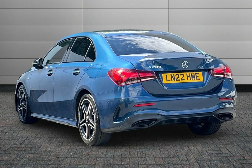 Mercedes-Benz A Class 1.3 A200 Amg Line Edition Executive Saloon P Blue #2