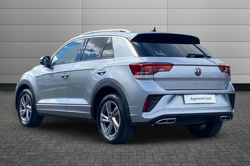 Volkswagen T-Roc 1.5 Tsi R-line Suv 150 Ps Silver #3