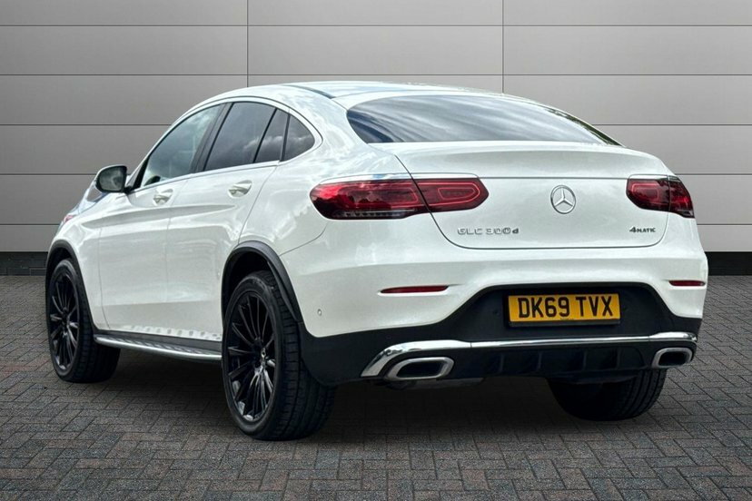 Mercedes-Benz GLC Class 2.0 Glc300d Amg Line Premium Coupe G- White #2