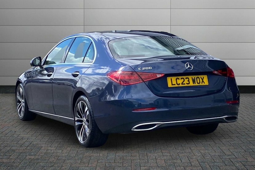 Mercedes-Benz C Class 1.5 C200h Mhev Exclusive Luxury Saloon Blue #2