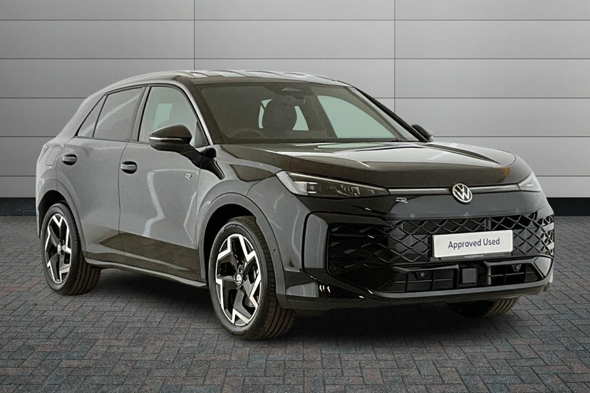 Volkswagen T-Roc 1.5 Etsi Mhev R-line Suv Hybrid Dsg 15 AO26ULP Black