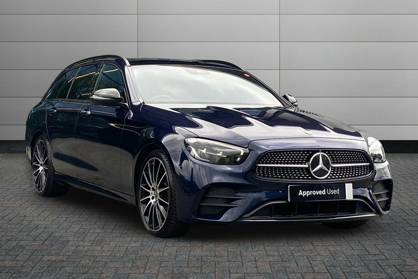 Mercedes-Benz E Class 2.0 E200h Mhev Amg Line Night Edition Premium Plu Blue