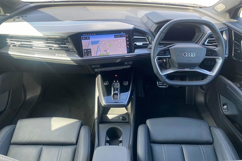 Audi Q4 E Tron 55 Sport Sportback Quattro 5-Door 82Kwh Blue #9