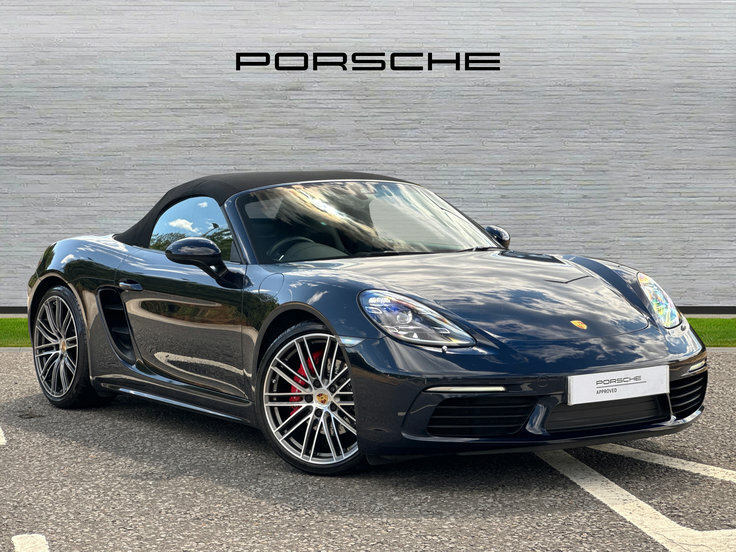 Porsche 718 Boxster 2.5T S Convertible Pdk 350 Ps Blue