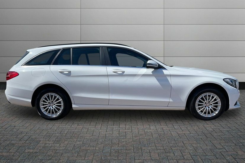 Mercedes-Benz C Class C220d Se Estate White #3