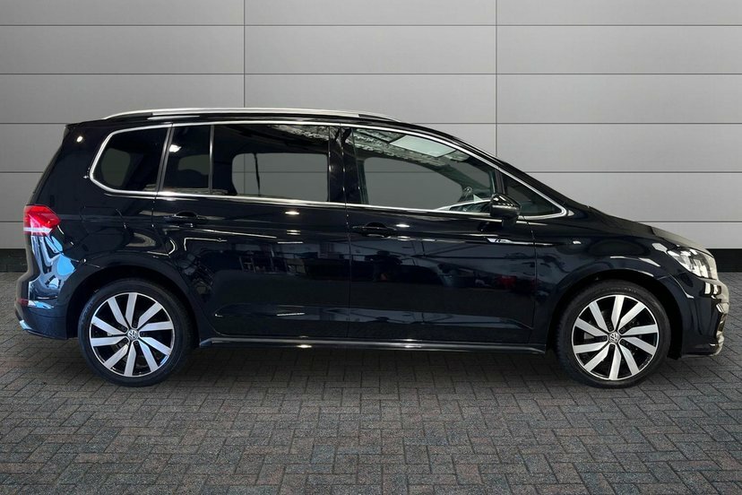 Volkswagen Touran 2.0 Tdi R-line Mpv Dsg 150 Ps Black #4