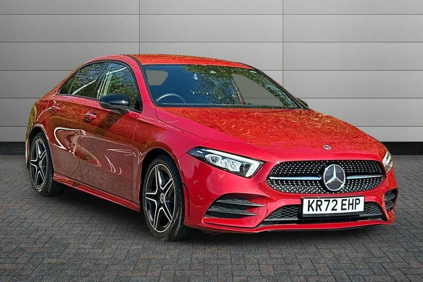 Mercedes-Benz A Class A180 Amg Line Premium Saloon Red