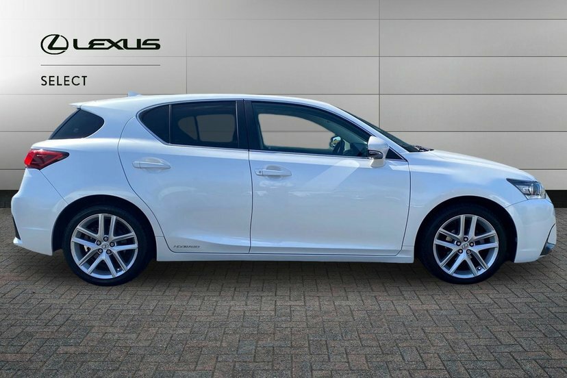 Lexus CT 1.8 200H Luxury Hatchback Hybrid E-cvt White #4