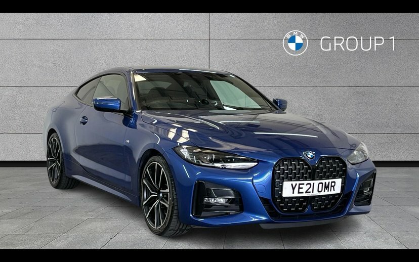 BMW 4 Series Gran Coupe 420I M Sport Coupe Blue