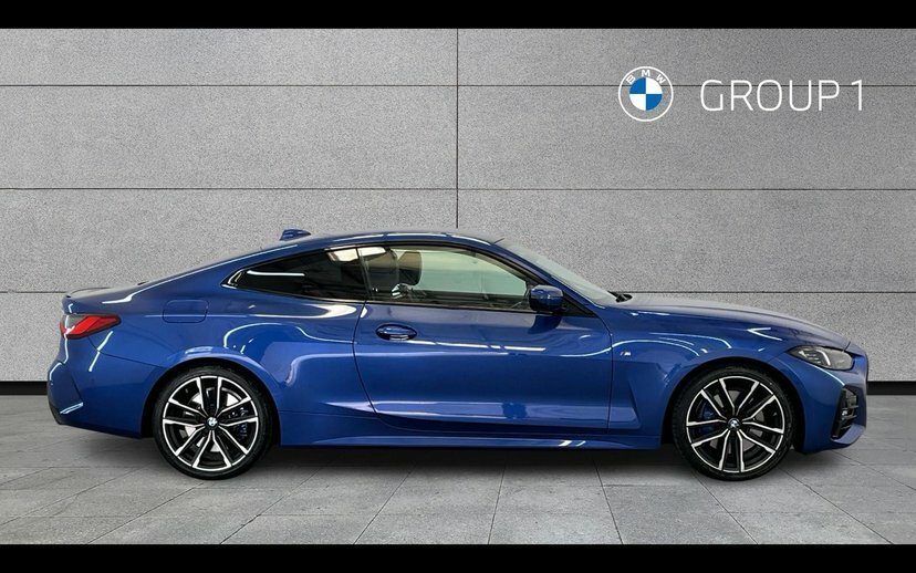 BMW 4 Series Gran Coupe 420I M Sport Coupe Blue #3