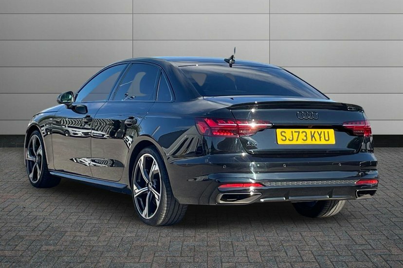 Audi A4 2.0 Tfsi 40 Black Edition Saloon S Tron Black #3
