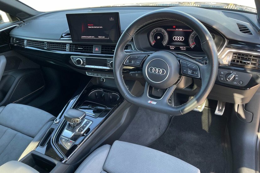 Audi A4 2.0 Tfsi 40 Black Edition Saloon S Tron Black #6