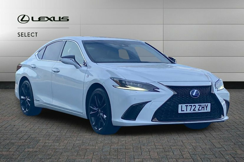 Lexus ES 2.5 300H F Sport Takumi Pack Saloon Hyb White