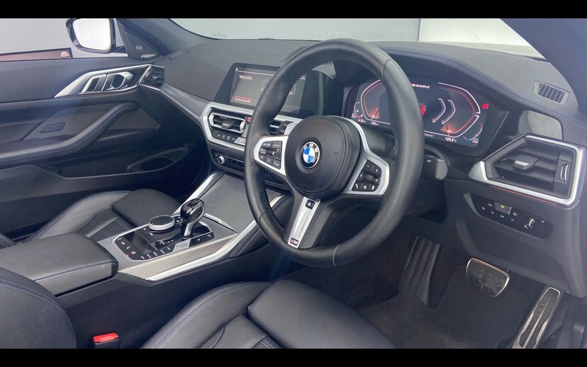 BMW 4 Series M440d Xdrive Convertible Grey #6