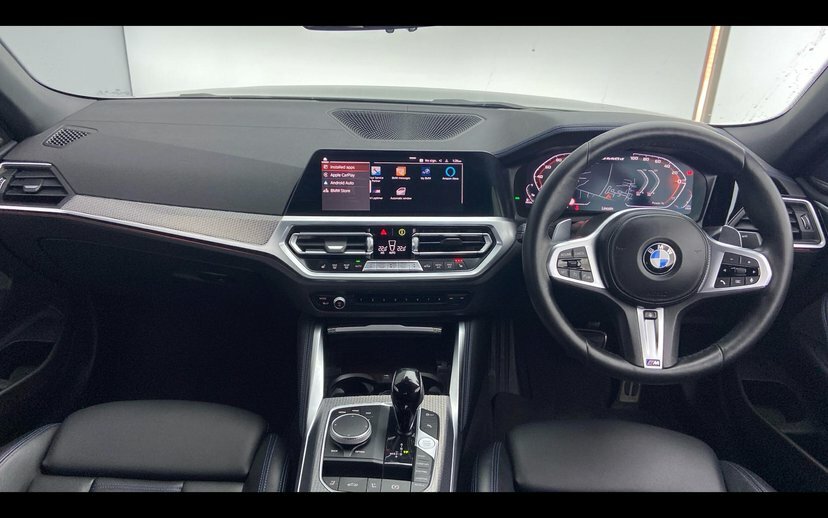 BMW 4 Series M440d Xdrive Convertible Grey #4