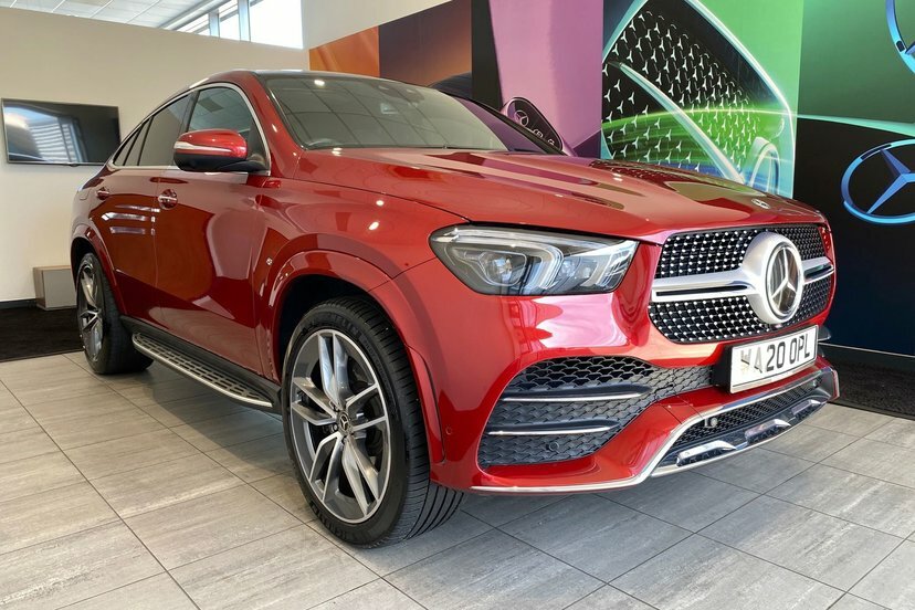 Mercedes-Benz GLE Coupe Gle 400 D 4Matic Amg Line Premium Plus Red #13