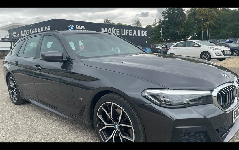 BMW 5 Series 530E Xdrive M Sport Touring Grey #27