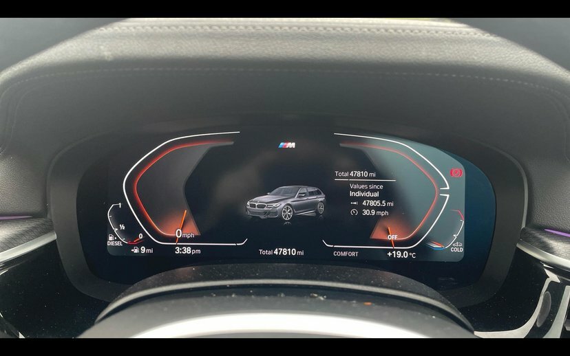 BMW 5 Series 530E Xdrive M Sport Touring Grey #9