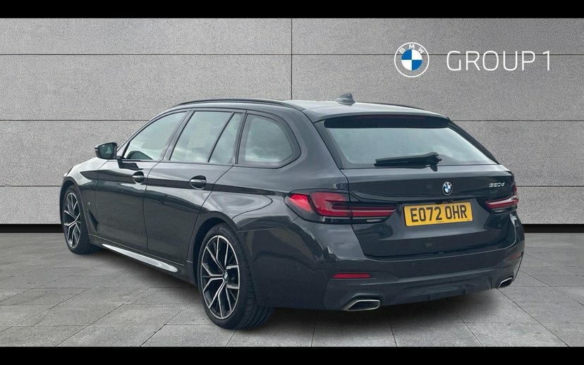 BMW 5 Series 520D M Sport Touring Grey #2