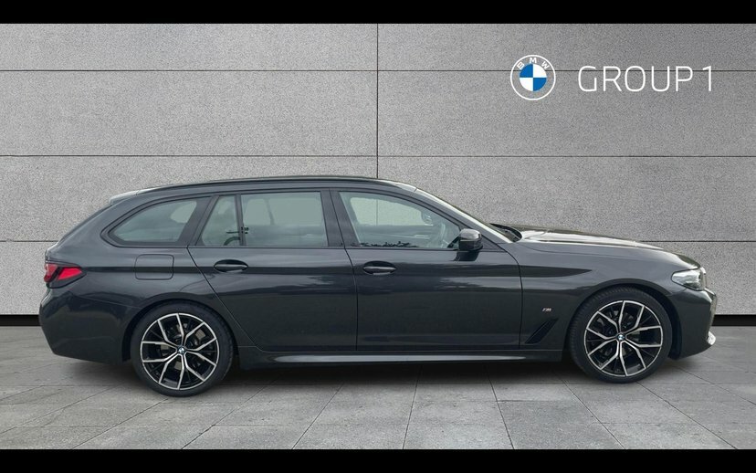BMW 5 Series 520D M Sport Touring Grey #3