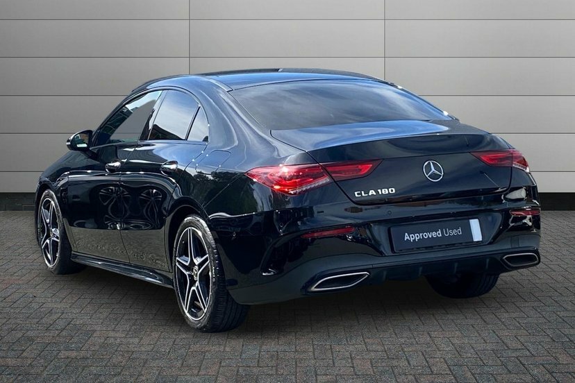 Mercedes-Benz CLA Class 1.3 Cla180 Amg Line Premium Coupe 7G- Black #2