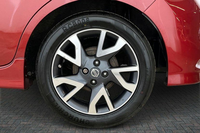 Nissan Note 1.5 Dci Tekna Euro 5 VO64JWJ Red #5