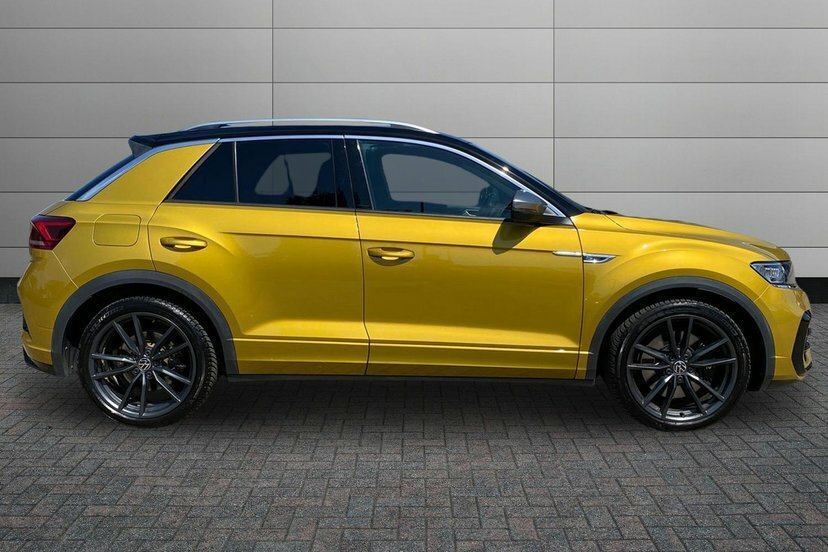 Volkswagen T-Roc 2.0 Tsi R Suv Dsg 4Motion 300 Ps Yellow #4