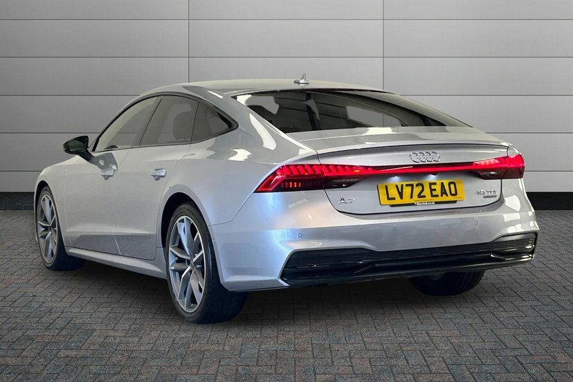 Audi A7 2.0 Tdi 40 Black Edition Sportback S Tr Silver #3