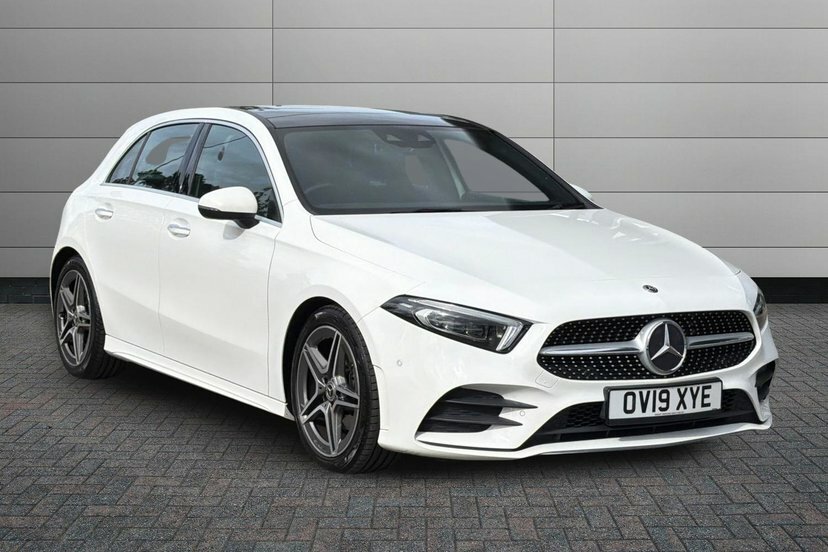 Mercedes-Benz A Class A200d Amg Line Premium Plus White